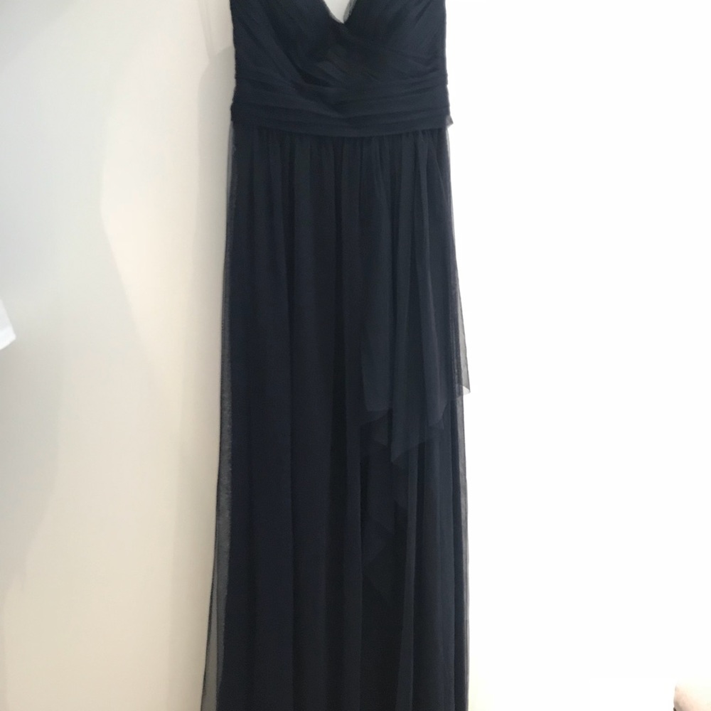 Amsale Navy Blue Formal Dress